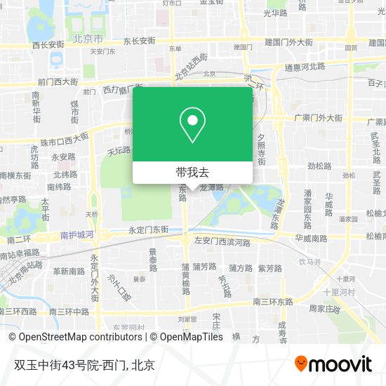 双玉中街43号院-西门地图