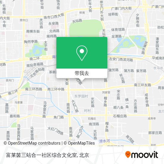 富莱茵三站合一社区综合文化室地图