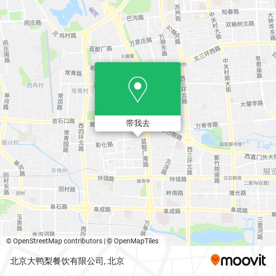 北京大鸭梨餐饮有限公司地图