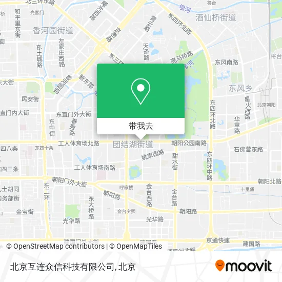 北京互连众信科技有限公司地图