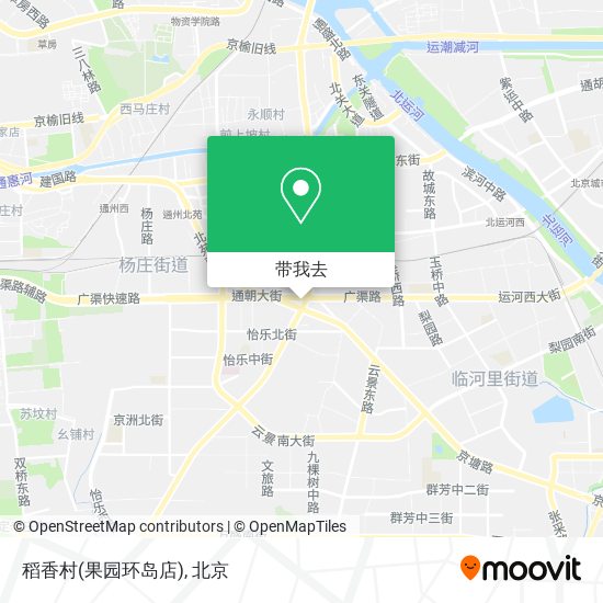 稻香村(果园环岛店)地图