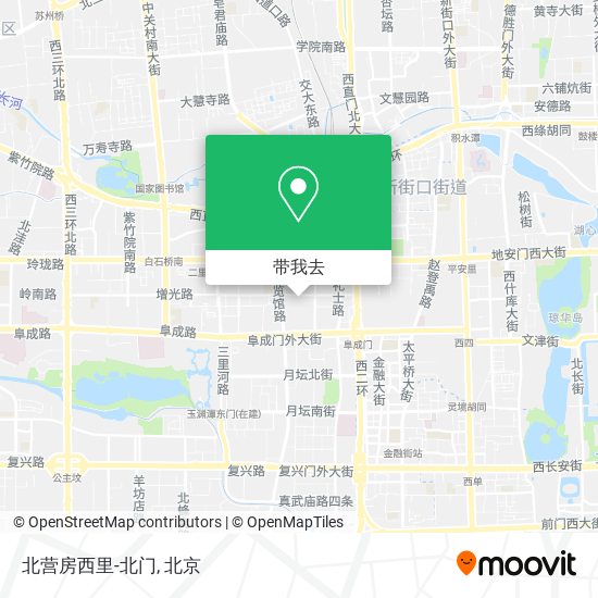 北营房西里-北门地图