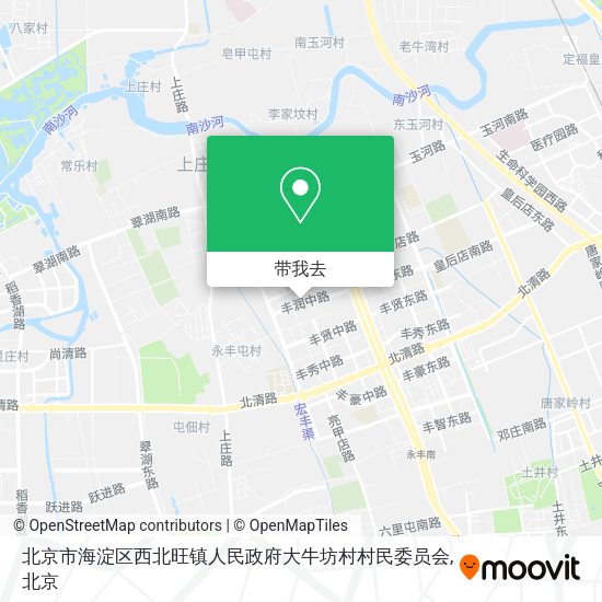 北京市海淀区西北旺镇人民政府大牛坊村村民委员会地图