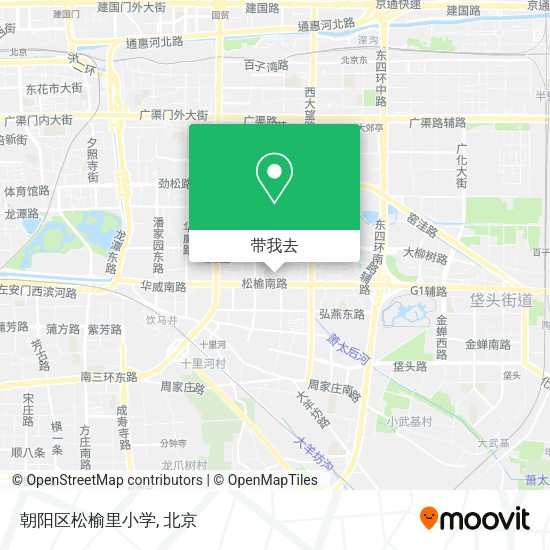 朝阳区松榆里小学地图
