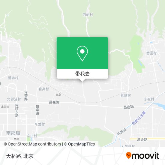 天桥路地图