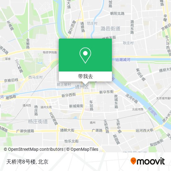 天桥湾8号楼地图