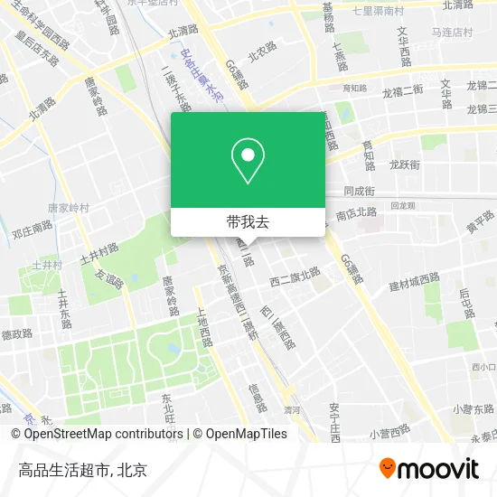 高品生活超市地图