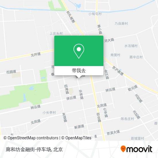 廊和坊金融街-停车场地图