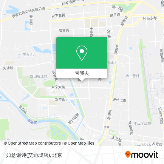 如意馄饨(艾迪城店)地图