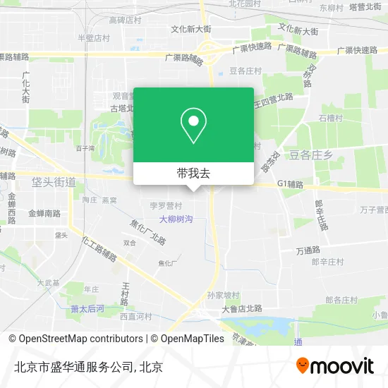 北京市盛华通服务公司地图