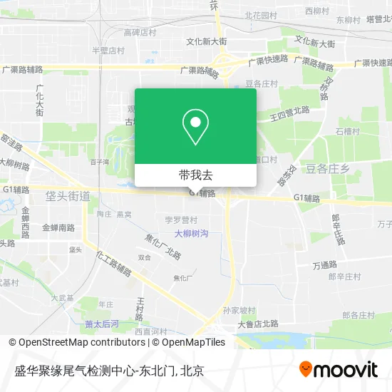 盛华聚缘尾气检测中心-东北门地图