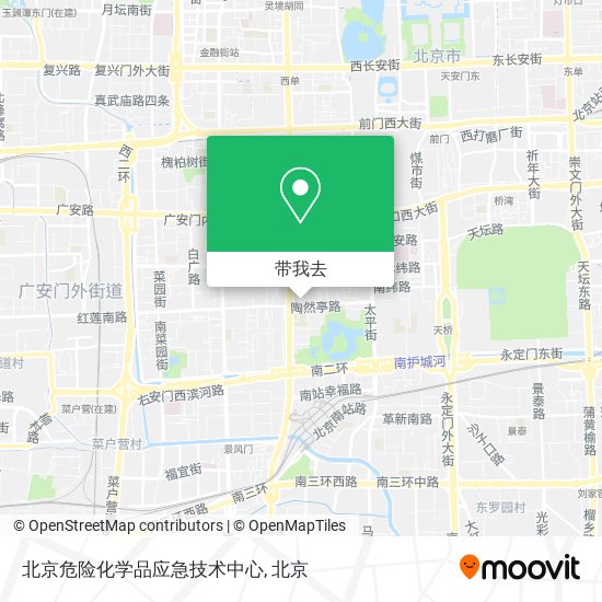 北京危险化学品应急技术中心地图