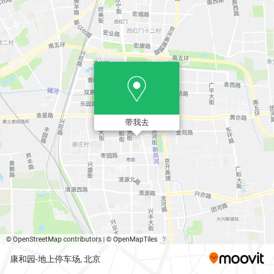 康和园-地上停车场地图