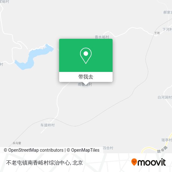 不老屯镇南香峪村综治中心地图