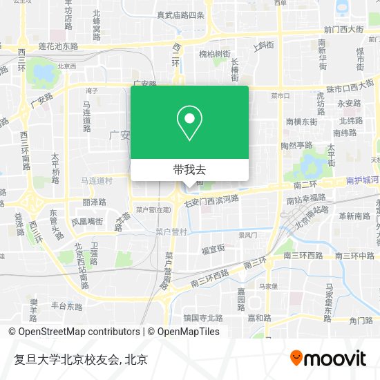 复旦大学北京校友会地图