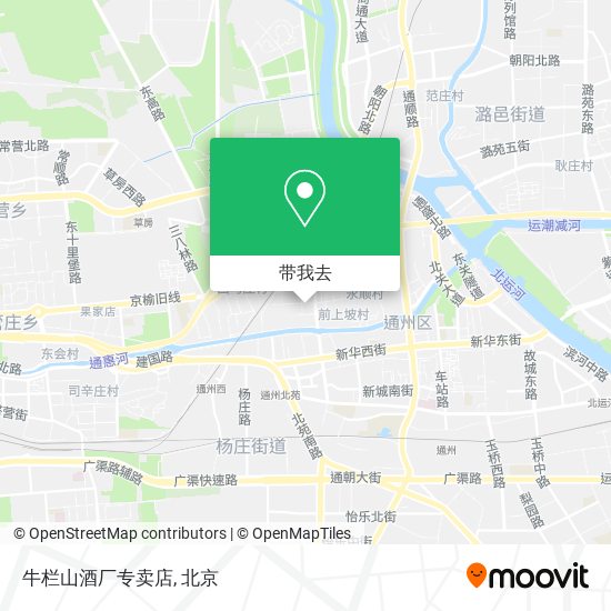 牛栏山酒厂专卖店地图
