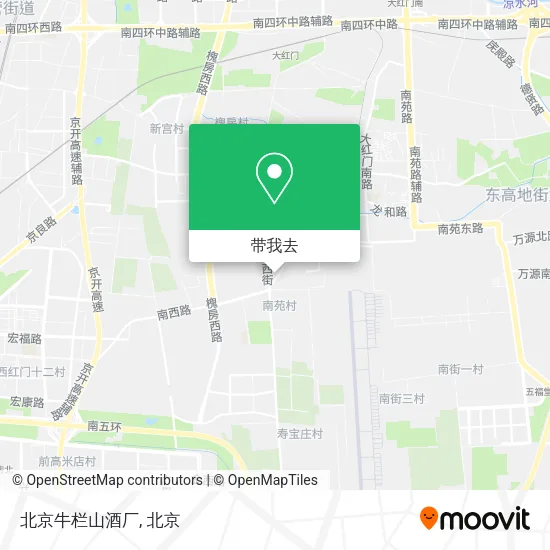 北京牛栏山酒厂地图