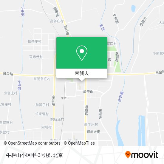 牛栏山小区甲-3号楼地图