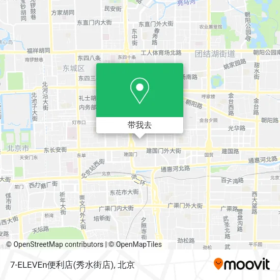 7-ELEVEn便利店(秀水街店)地图