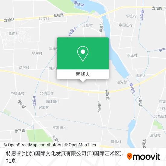 特思睿(北京)国际文化发展有限公司(T3国际艺术区)地图