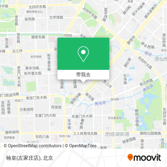 翰皇(左家庄店)地图