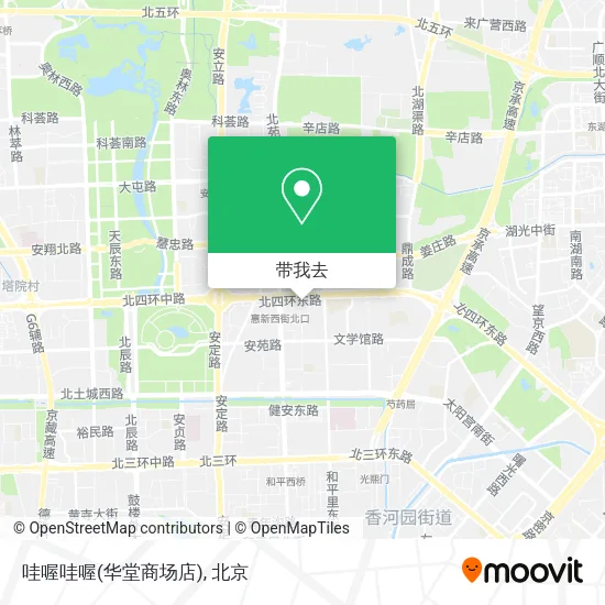 哇喔哇喔(华堂商场店)地图