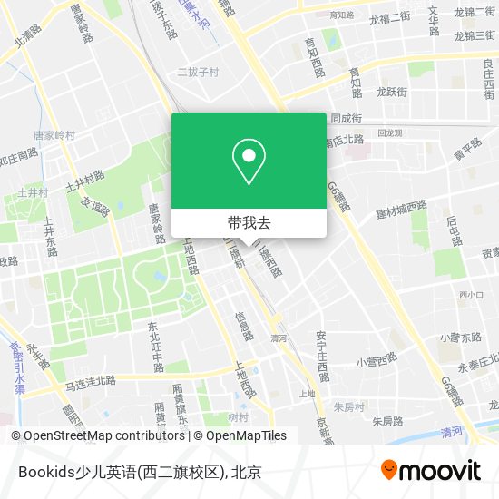 Bookids少儿英语(西二旗校区)地图
