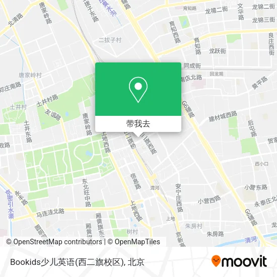 Bookids少儿英语(西二旗校区)地图