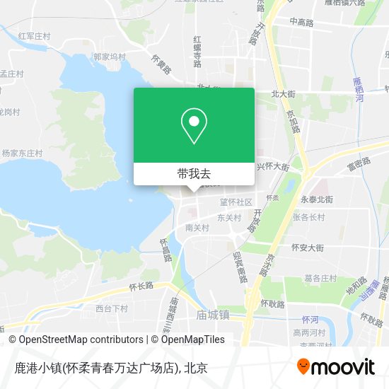 鹿港小镇(怀柔青春万达广场店)地图