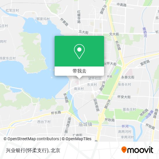 兴业银行(怀柔支行)地图