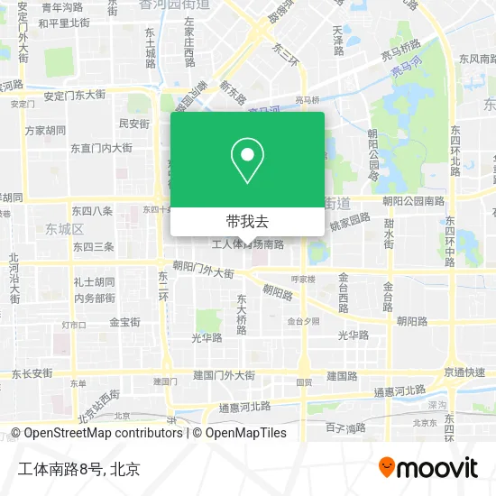 工体南路8号地图