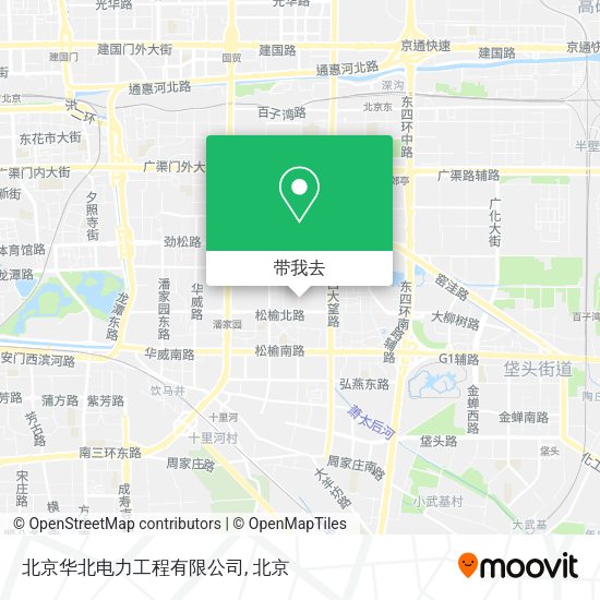 北京华北电力工程有限公司地图