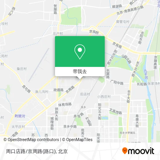 周口店路/京周路(路口)地图