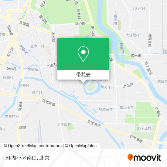 环湖小区南口地图