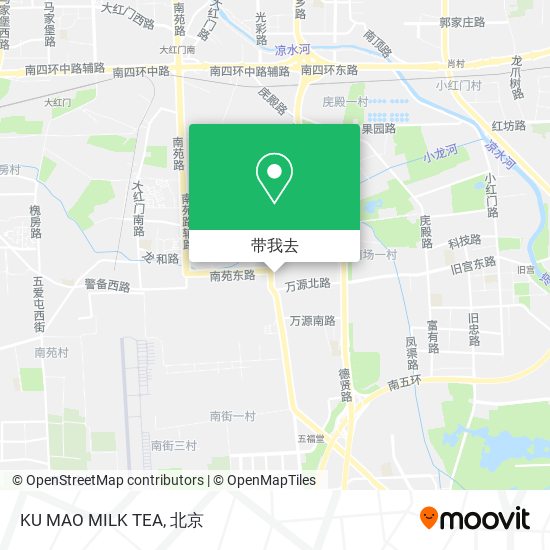 KU MAO MILK TEA地图