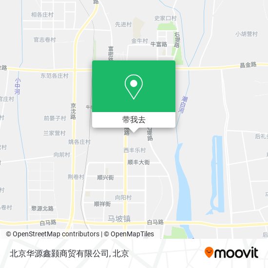 北京华源鑫颢商贸有限公司地图