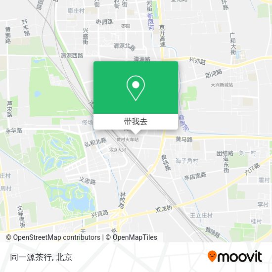 同一源茶行地图