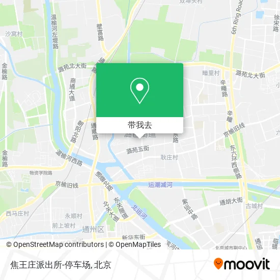 焦王庄派出所-停车场地图