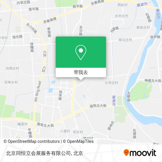 北京同恒立会展服务有限公司地图