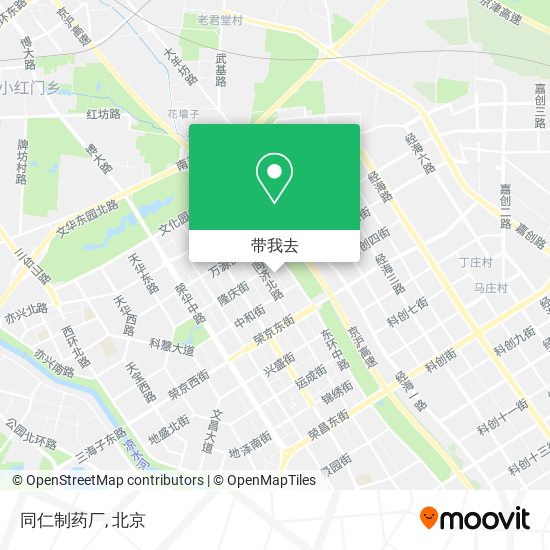 同仁制药厂地图