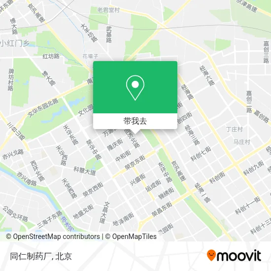 同仁制药厂地图