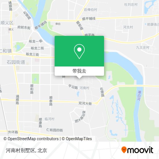 河南村别墅区地图