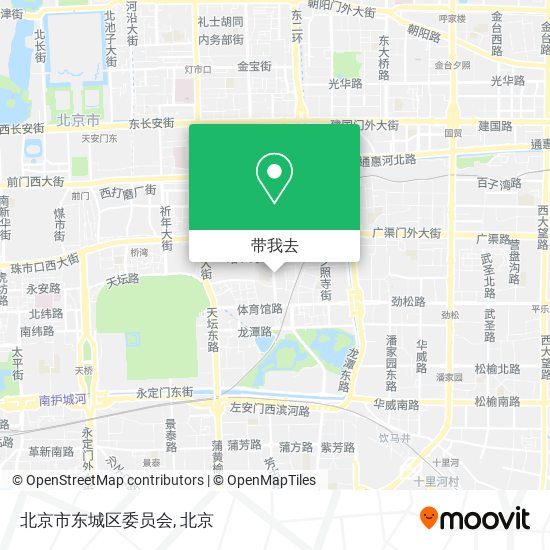 北京市东城区委员会地图