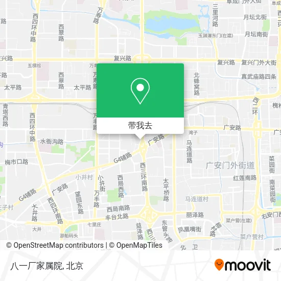 八一厂家属院地图