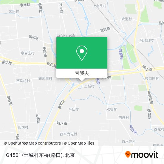 G4501/土城村东桥(路口)地图