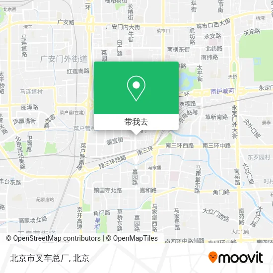 北京市叉车总厂地图