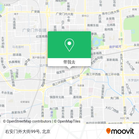 右安门外大街99号地图