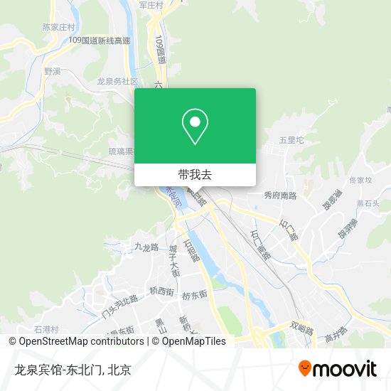 龙泉宾馆-东北门地图