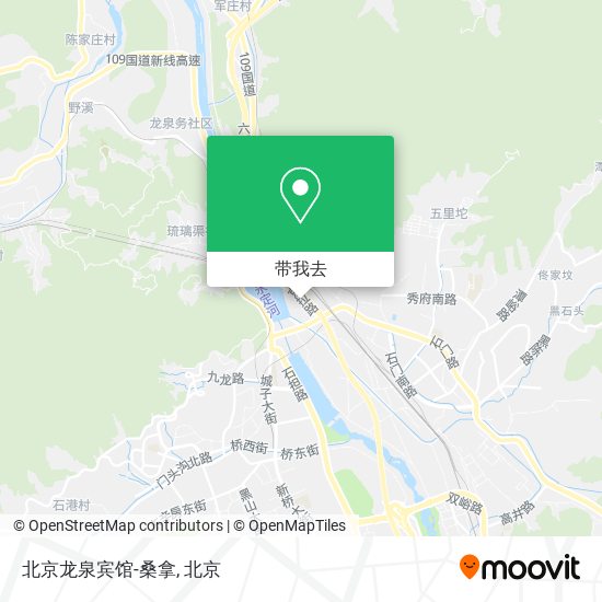 北京龙泉宾馆-桑拿地图