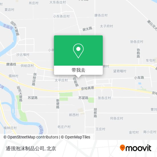 通强泡沫制品公司地图